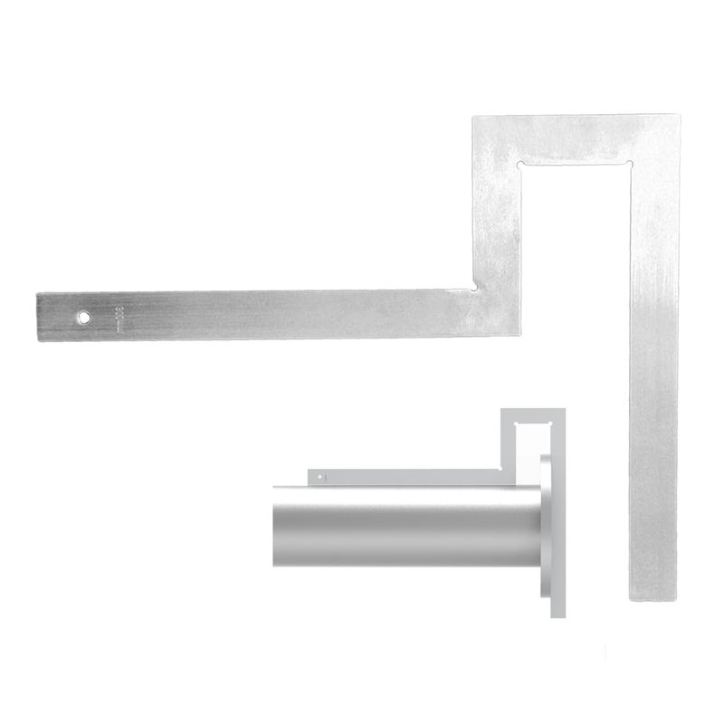 DANOREC Flange Angle Square,Galvanized Steel Pipefitter Measuring Tool,Precision Flange Squares, Ideal for Piping Construction, Great for Checking Flange & Pipe Assembly Right Angles 300 * 300mm - Image 1